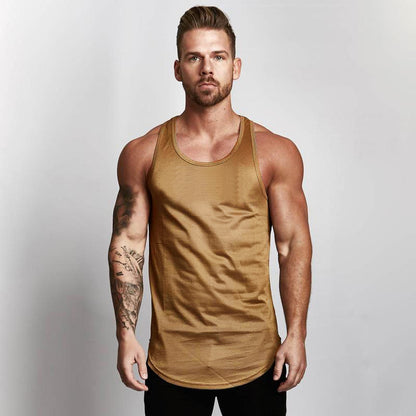 gym clothes tank top sportswear vest men