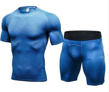 Men's Compression Muscle Gym Shorts