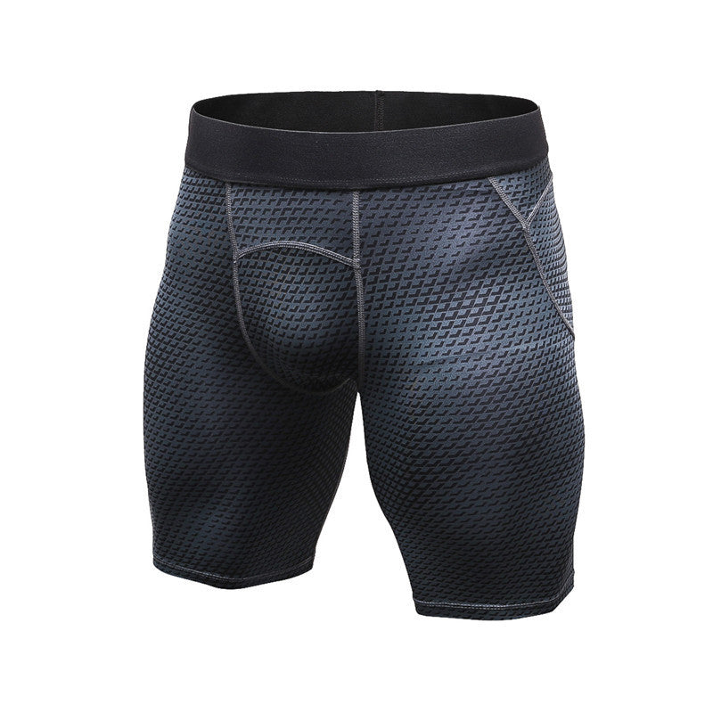 Men's Compression Muscle Gym Shorts