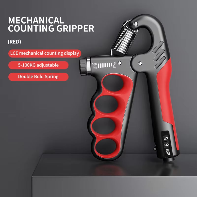 Grip Strengthener Gym Training Hand Exerciser Adjustable 5-100KG Fitness Unisex Finger Rehabilitation Training Hand Grip Pesas